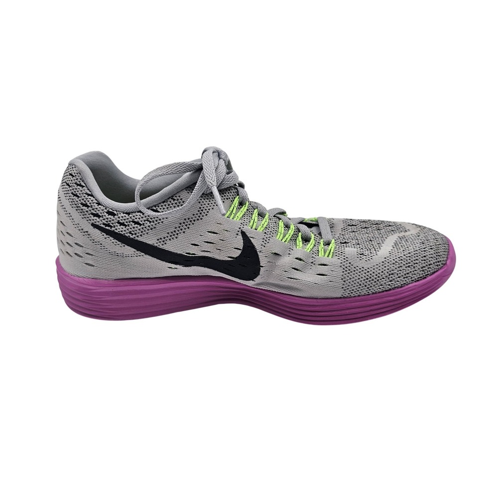 Nike Air Max Shoes Womens Size 7.5 Gray Lunarlon Running Sneakers 705462-003